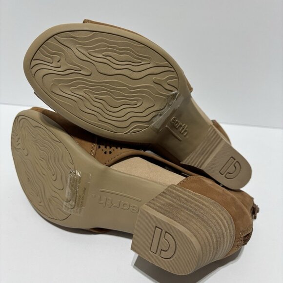 Earth Women’s Ivy Sahara, Brown Heeled Sandals, Size 8 M - Picture 6 of 7
